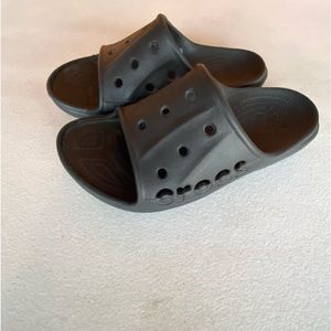 Crocs Baya Slide Sandal Unisex Black Mens 7 Womens 9 Classic Crocs Comfort
